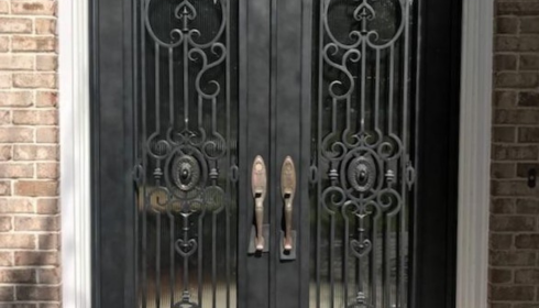 modern iron doors