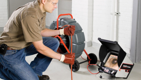 sewer line camera inspection